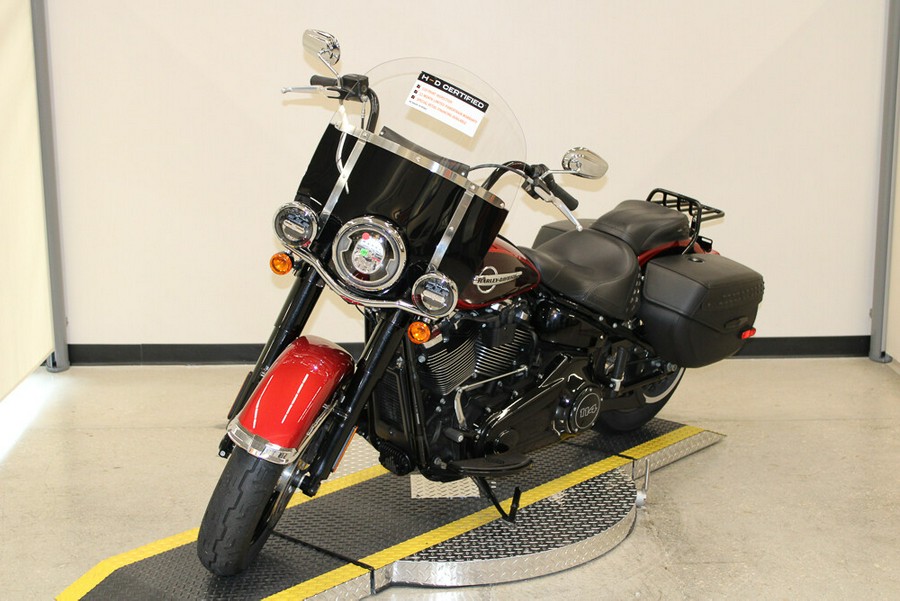 Used 2019 Harley-Davidson Heritage Softail Classic 114 FLHCS Motorcycle For Sale In Miami, Florida