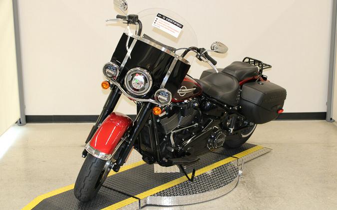 Used 2019 Harley-Davidson Heritage Softail Classic 114 FLHCS Motorcycle For Sale In Miami, Florida