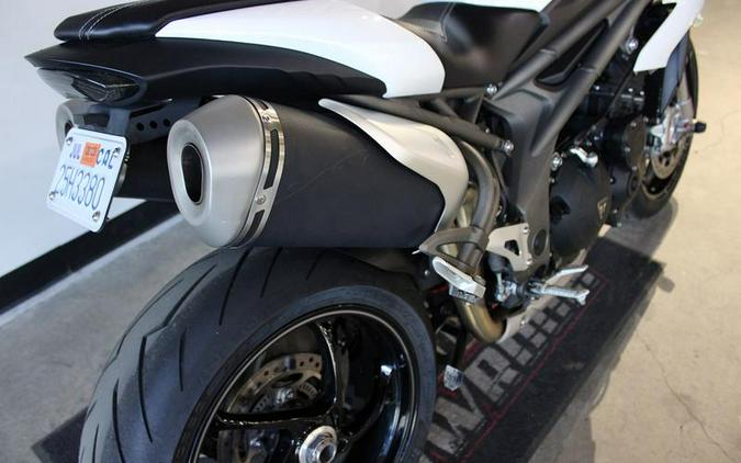 2019 Triumph Speed Triple S Crystal White