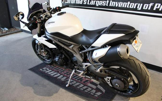 2019 Triumph Speed Triple S Crystal White