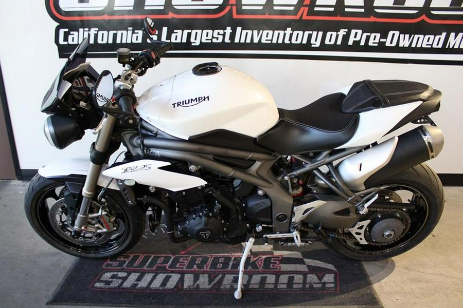 2019 Triumph Speed Triple S Crystal White