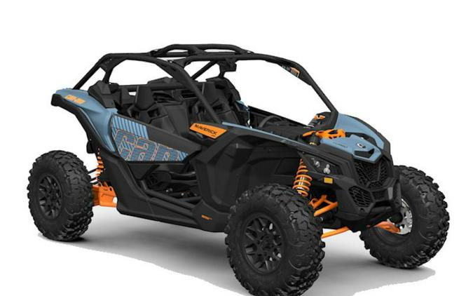 2025 Can-Am® Maverick X3 DS Turbo Scandi Blue & Orange Crush