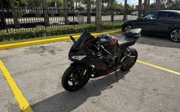 2023 Kawasaki Ninja ZX-6R Metallic Matte Graphenesteel Gray/Di