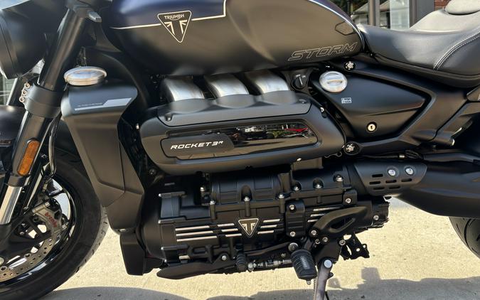 2025 Triumph Rocket 3 Storm R Satin Pacific Blue and Mate Sapphire Black - 3847U