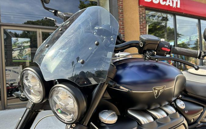 2025 Triumph Rocket 3 Storm R Satin Pacific Blue and Mate Sapphire Black - 3847U