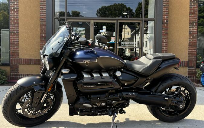 2025 Triumph Rocket 3 Storm R Satin Pacific Blue and Mate Sapphire Black - 3847U