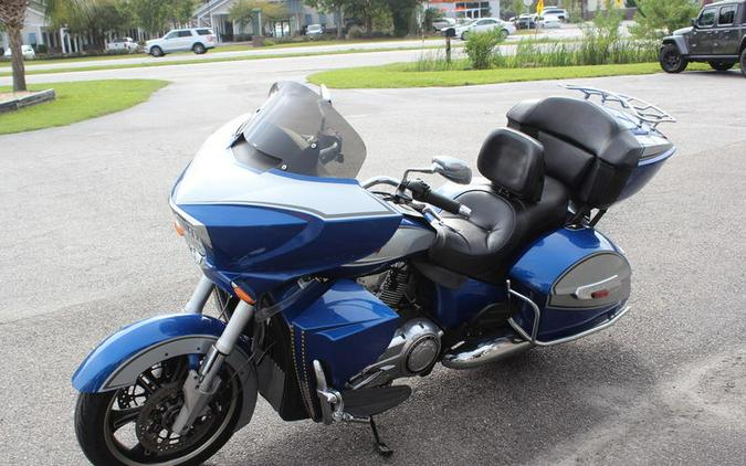 2014 Victory Motorcycles® Cross Country Tour® Two-Tone Sonic Blue & Silver