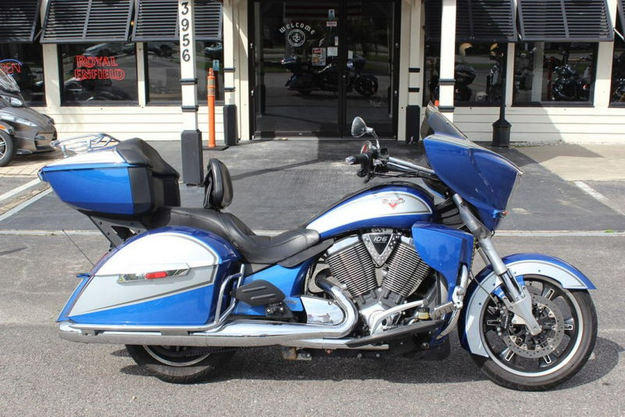 2014 Victory Motorcycles® Cross Country Tour® Two-Tone Sonic Blue & Silver