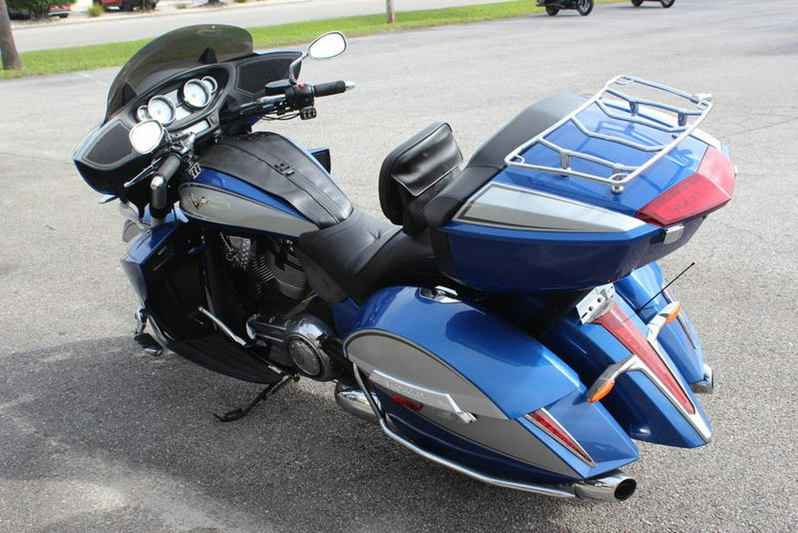 2014 Victory Motorcycles® Cross Country Tour® Two-Tone Sonic Blue & Silver