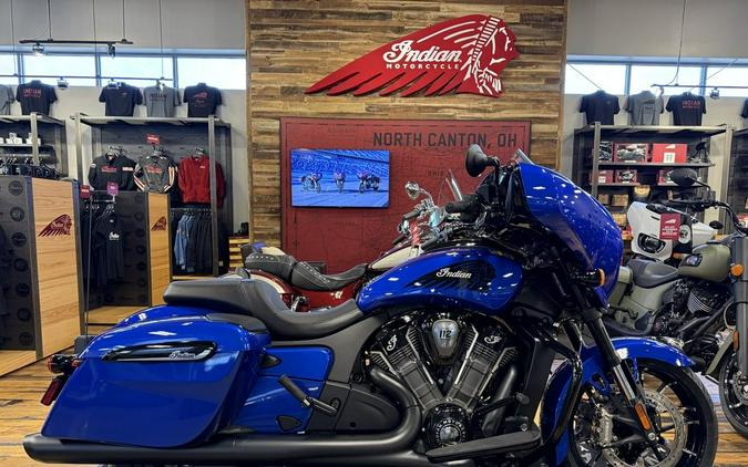 2026 Indian Motorcycle® Chieftain® PowerPlus Dark Horse® 112 w/PowerBand Deep Blue Metallic