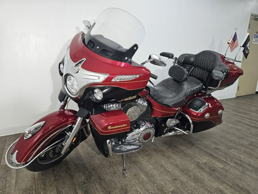 2019 Indian Roadmaster Elite Wildfire Red Candy/Thunder Black Crystal/24k Gold