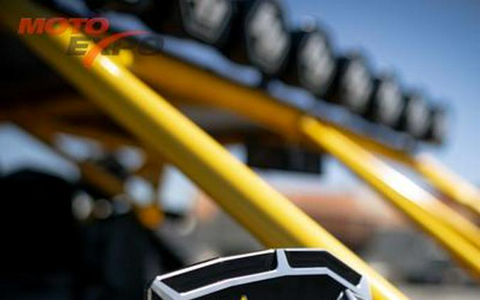 2024 Can-Am® Maverick R X RS with Smart-Shox Carbon Black & Neo Yellow