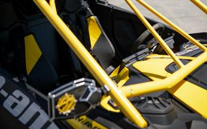 2024 Can-Am® Maverick R X RS with Smart-Shox Carbon Black & Neo Yellow