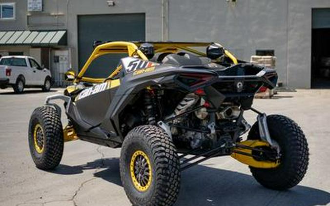 2024 Can-Am® Maverick R X RS with Smart-Shox Carbon Black & Neo Yellow