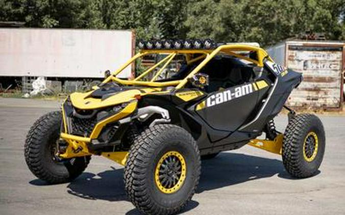 2024 Can-Am® Maverick R X RS with Smart-Shox Carbon Black & Neo Yellow