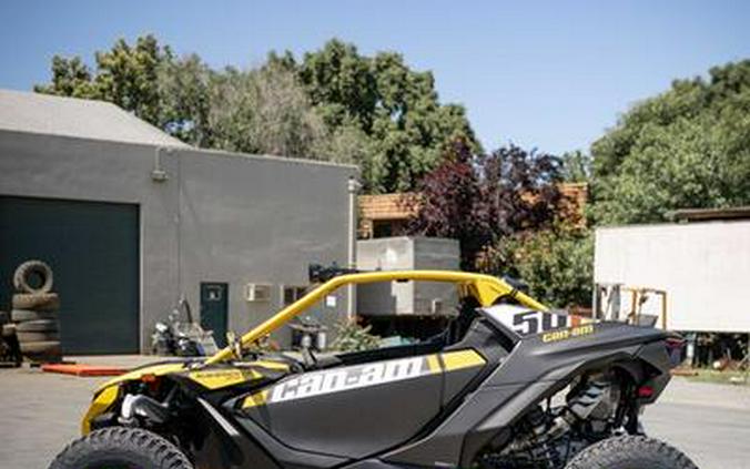 2024 Can-Am® Maverick R X RS with Smart-Shox Carbon Black & Neo Yellow