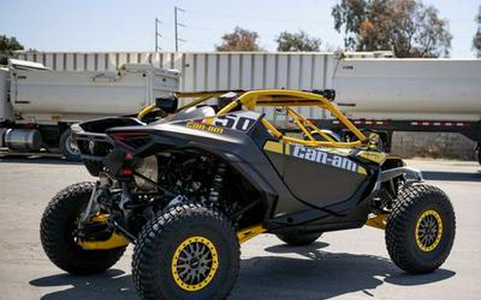 2024 Can-Am® Maverick R X RS with Smart-Shox Carbon Black & Neo Yellow