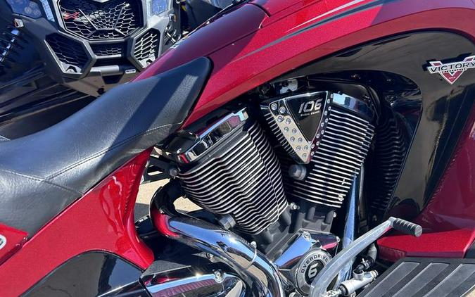 2013 Victory Motorcycles® Vision® Tour Sunset Red & Black W/ Black Carbon Graphics