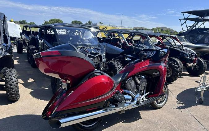 2013 Victory Motorcycles® Vision® Tour Sunset Red & Black W/ Black Carbon Graphics