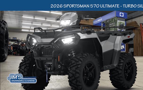 2026 Polaris Sportsman® 570 Ultimate - Turbo Silver