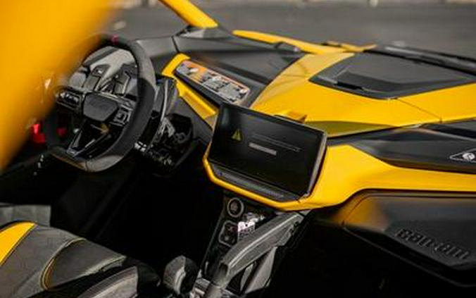 2024 Can-Am® Maverick R X RS with Smart-Shox Carbon Black & Neo Yellow