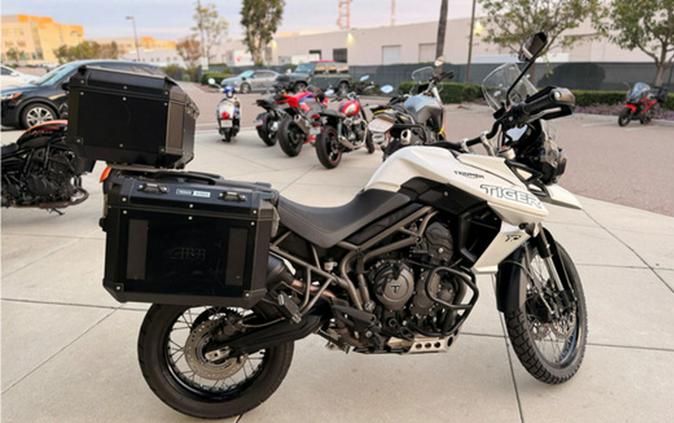 2019 Triumph Tiger 800 XCx Crystal White XCx