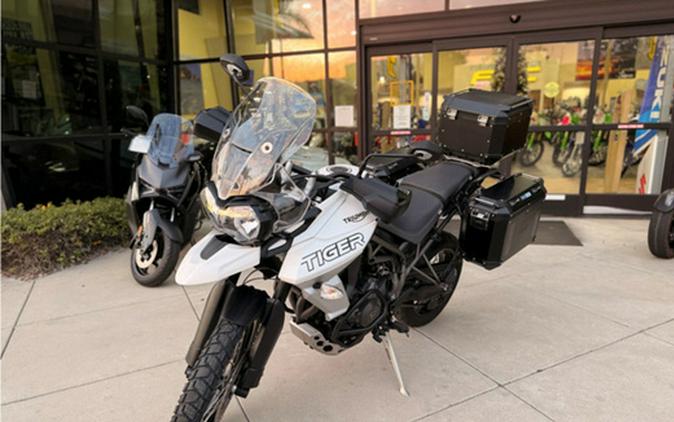 2019 Triumph Tiger 800 XCx Crystal White XCx