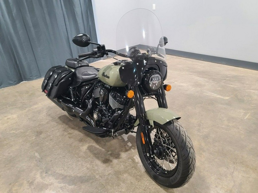 2025 Indian Super Chief Dark Horse Moss Green