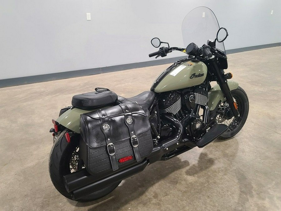 2025 Indian Super Chief Dark Horse Moss Green
