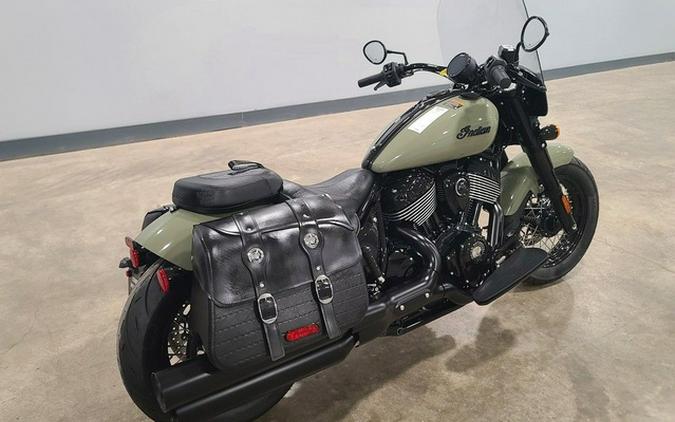 2025 Indian Super Chief Dark Horse Moss Green