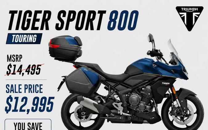 2026 Triumph Tiger Sport 800 Tour Matt cobalt