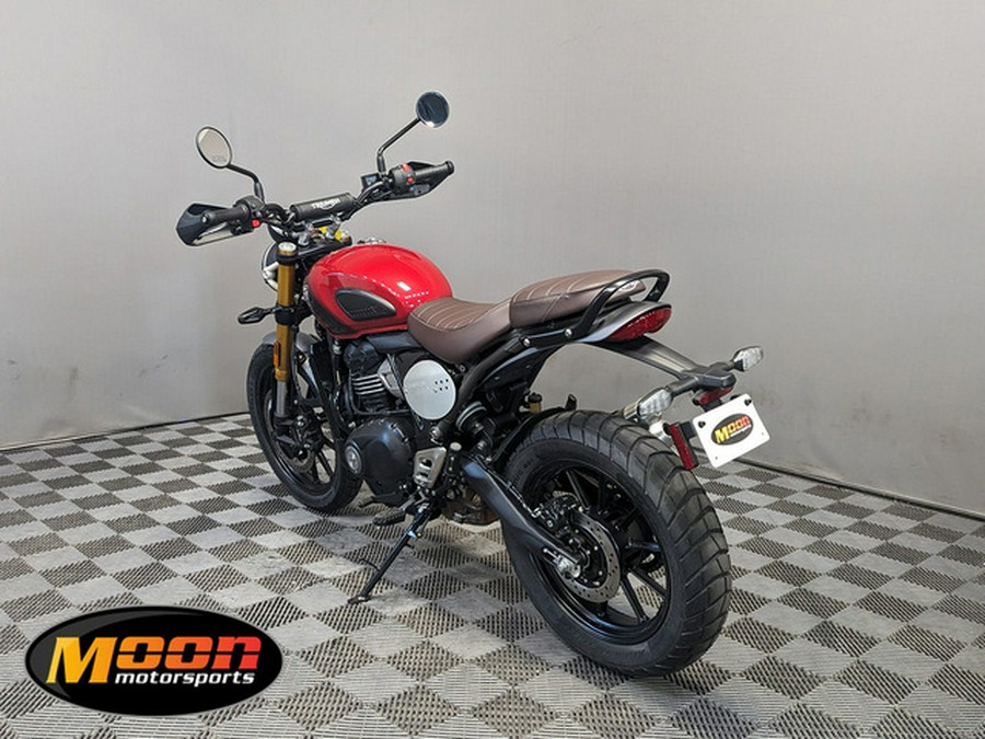 2024 Triumph Scrambler 400 X Carnival Red Phantom Black