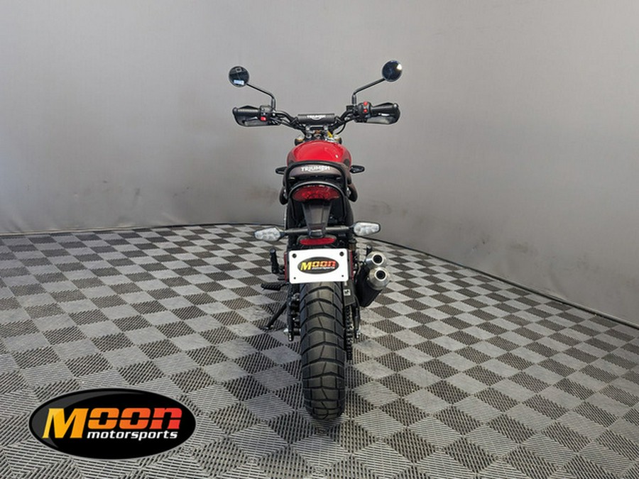 2024 Triumph Scrambler 400 X Carnival Red Phantom Black