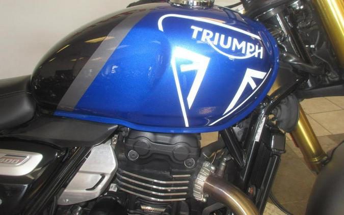 2024 Triumph Speed 400 Caspian Blue / Storm Grey