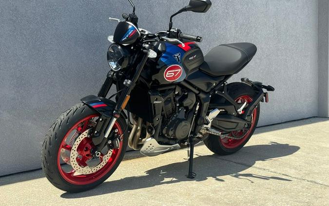 2026 Triumph Trident 660 Triple Tribute Edition Sapphire Black