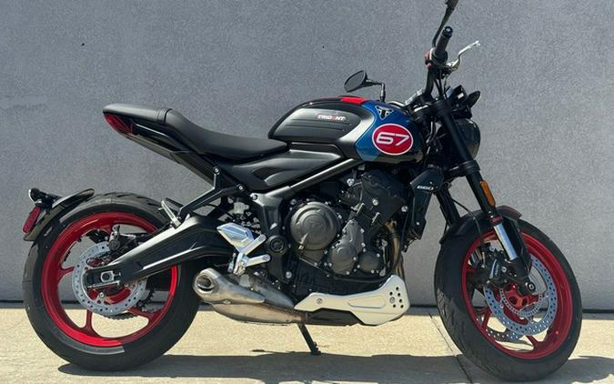 2026 Triumph Trident 660 Triple Tribute Edition Sapphire Black