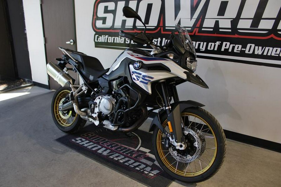 2020 BMW F 850 GS Light White with Blue & White Accents