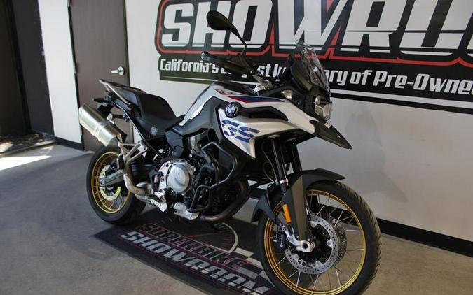 2020 BMW F 850 GS Light White with Blue & White Accents