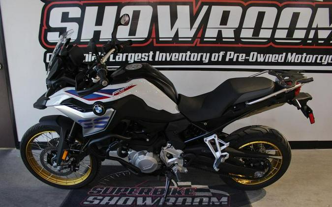 2020 BMW F 850 GS Light White with Blue & White Accents