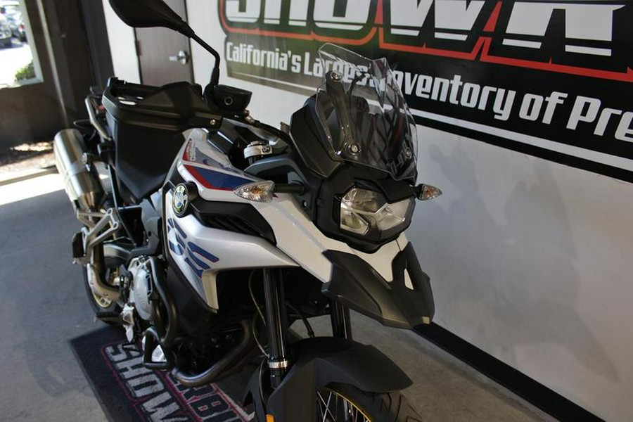 2020 BMW F 850 GS Light White with Blue & White Accents