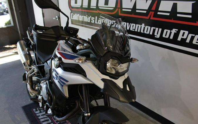 2020 BMW F 850 GS Light White with Blue & White Accents