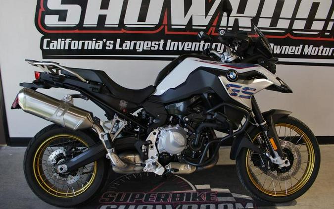 2020 BMW F 850 GS Light White with Blue & White Accents