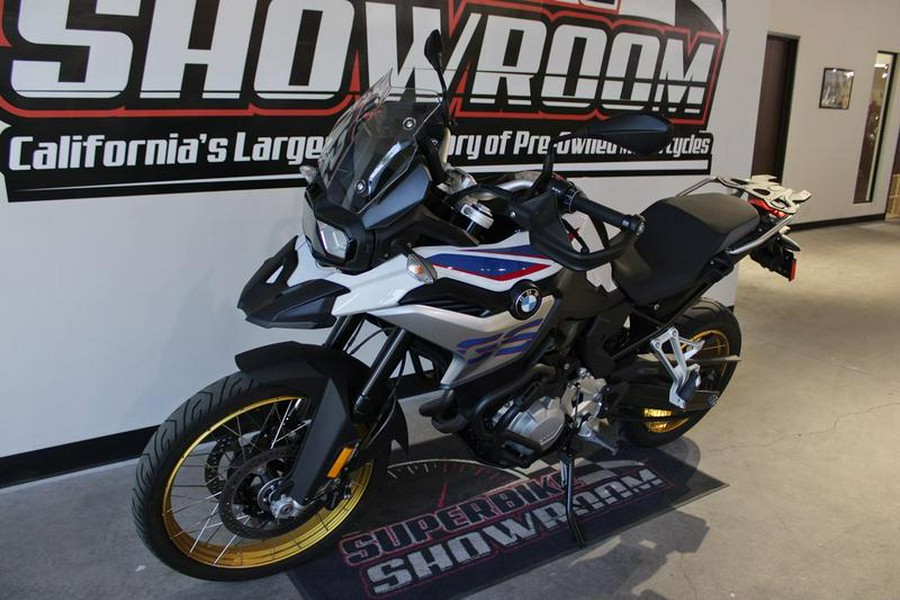 2020 BMW F 850 GS Light White with Blue & White Accents