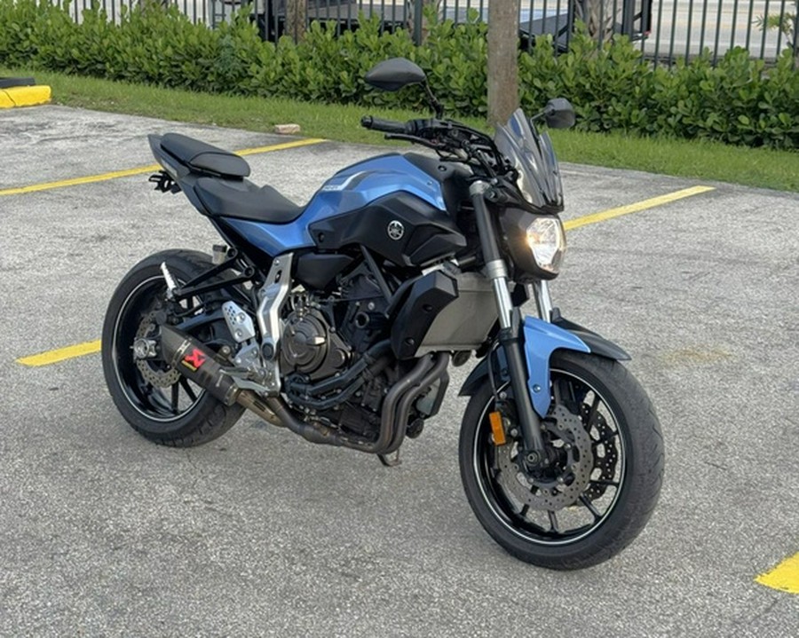 2017 Yamaha FZ 07
