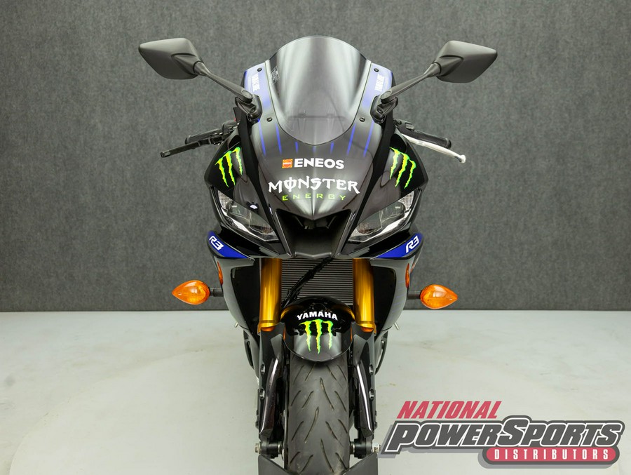 2021 YAMAHA YZFR3 MONSTER ENERGY MOTOGP