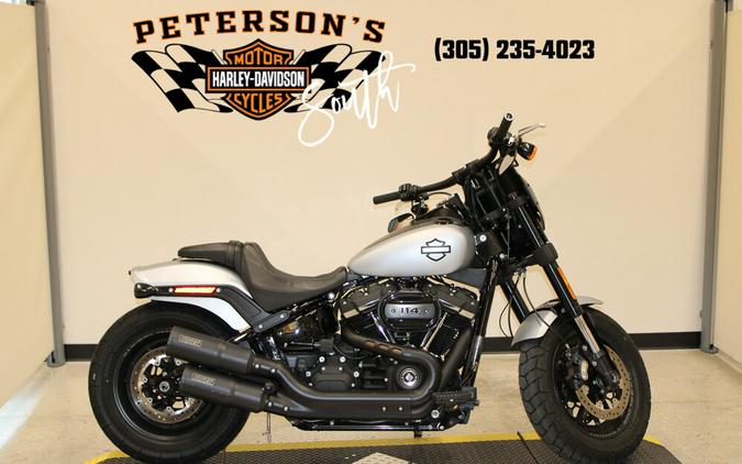 Used 2020 Harley-Davidson Softail Fat Bob 114 HFXFBS Motorcycle For Sale In Miami, Florida