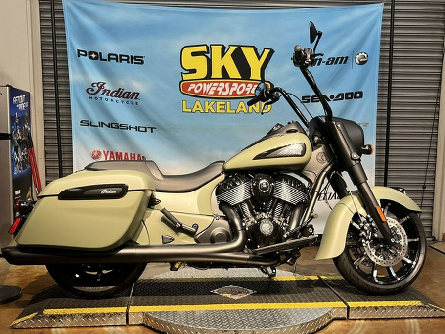 2025 Indian Springfield Dark Horse Moss Green Smoke