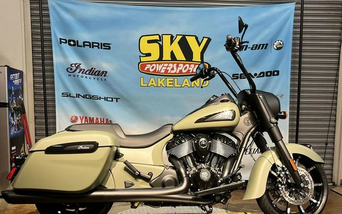 2025 Indian Springfield Dark Horse Moss Green Smoke
