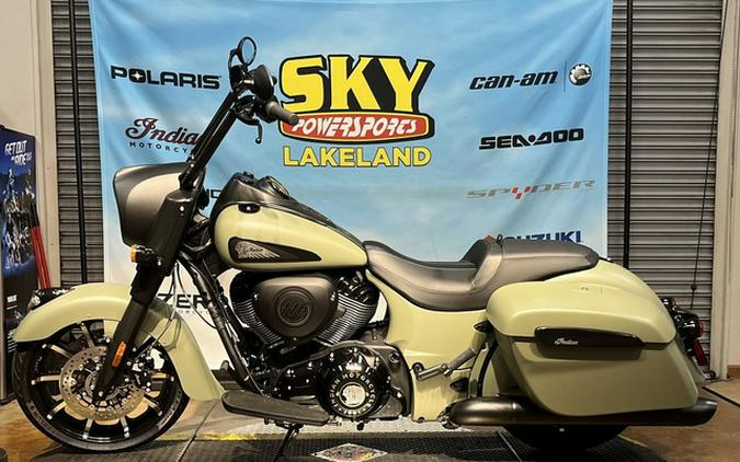 2025 Indian Springfield Dark Horse Moss Green Smoke