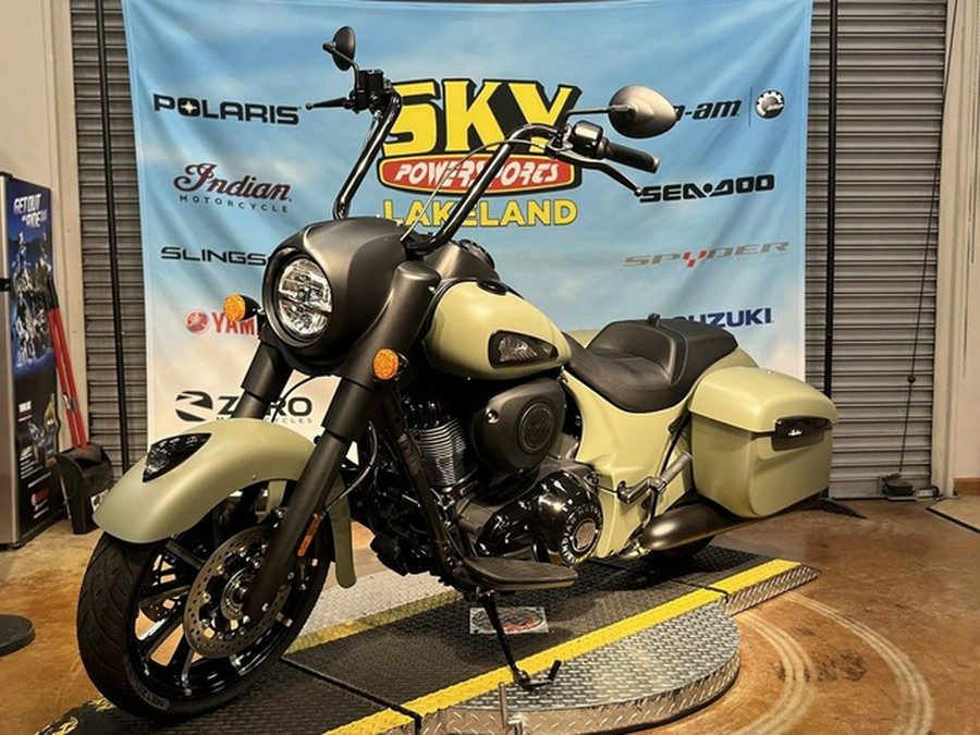 2025 Indian Springfield Dark Horse Moss Green Smoke